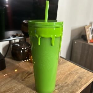 Starbucks Halloween slime tumbler